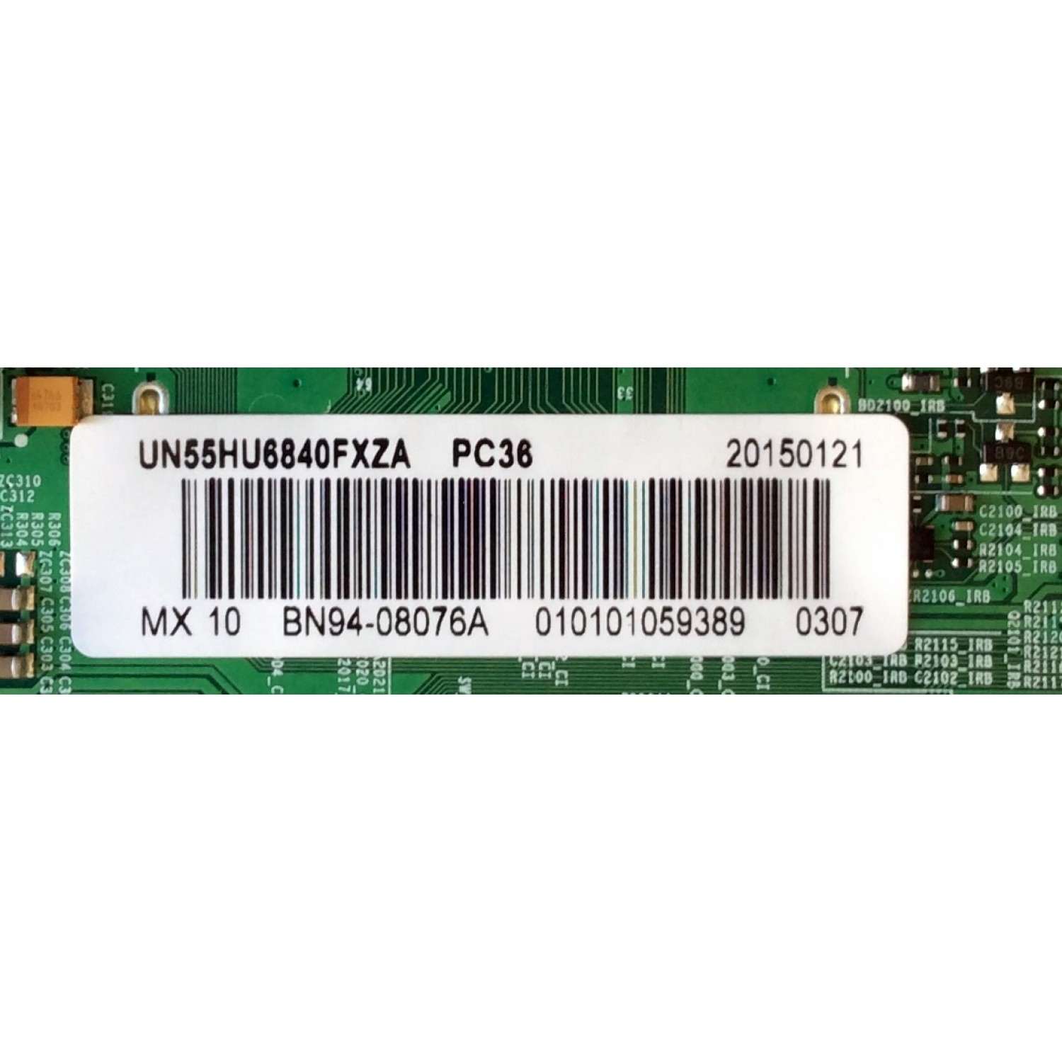 MAIN ORIGINAL PARA TV SAMSUNG / NUMERO DE PARTE BN94-08076A / BN97-09081A / BN41-02206B / BN9408076A / PARTE SUSTITUTA BN94-08075A / PANEL CY-GH055HGEV4H / DISPLAY HV550QUB-B10 /  MODELO UN55HU6840FXZA / UN55HU6840FXZA KS02 - Imagen 2